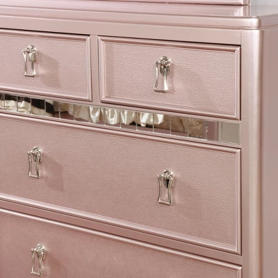 Coleman 7 Drawer Dresser Rose Gold - HOMES: Inside + Out - Image 3