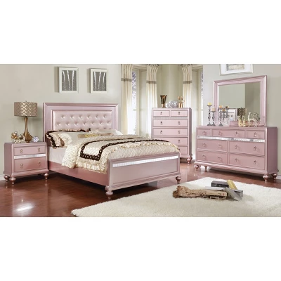 Twin Coleman Upholstered Bed Rose Gold - HOMES: Inside + Out - Image 2