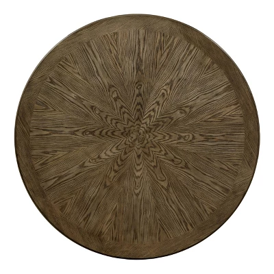 Iohomes Jellison Transitional Round Dining Table Light Oak - HOMES: Inside + Out - Image 2