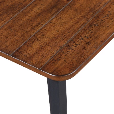 60" Shirin Mid-Century Wood Dining Table - HOMES: Inside + Out - Image 4