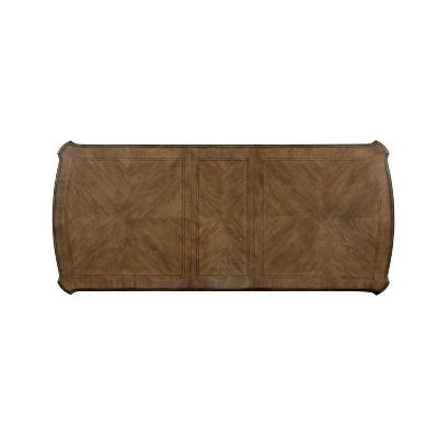 Bernerd Pedestal Base Extendable Dining Table White - HOMES: Inside + Out - Image 3