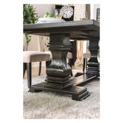 Iohomes Villa Rustic Dining Table Antique Black - HOMES: Inside + Out