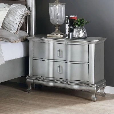 3pc Queen Bentlee Bedroom Set With 2 Nightstands Silver/Warm Gray - HOMES: Inside + Out - Image 5
