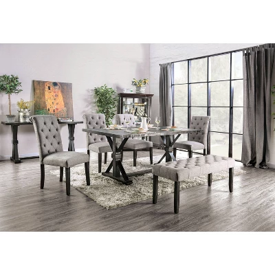 Hepburn Rectangular Dining Table Black - HOMES: Inside + Out - Image 3