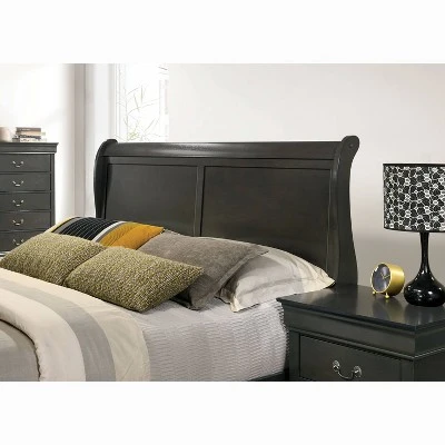 5pc Sliver Sleigh Bedroom Set - HOMES: Inside + Out - Image 7