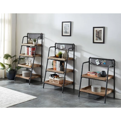 Mack Rustic Bookcase Light Copper - HOMES: Inside + Out - Image 2