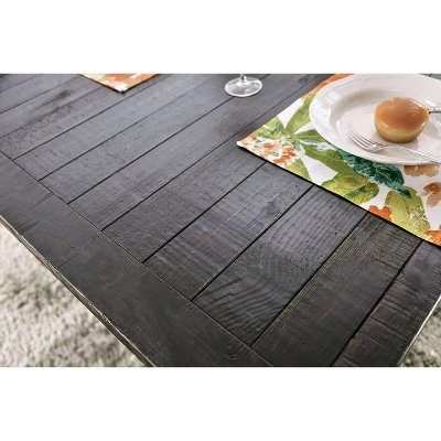 Hepburn Rectangular Dining Table Black - HOMES: Inside + Out - Image 6