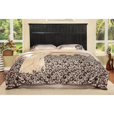 Twin Dakota Adjustable Wood Headboard Black - HOMES: Inside + Out - Image 2