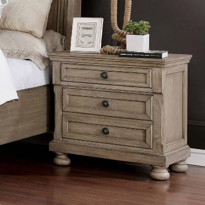 2pc Queen Earl Bedroom Set With Nightstand Gray - HOMES: Inside + Out - Image 5