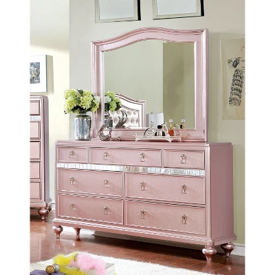 Coleman 7 Drawer Dresser Rose Gold - HOMES: Inside + Out - Image 2