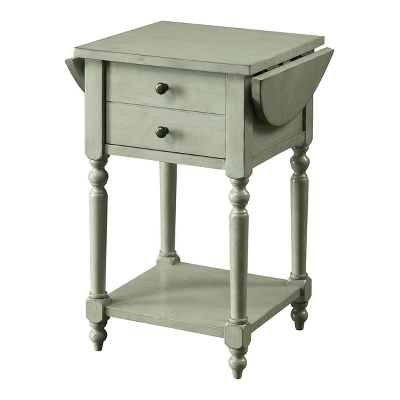 Amaxa Double Drawer Side Table - HOMES: Inside + Out - Image 2