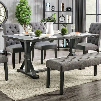 Hepburn Rectangular Dining Table Black - HOMES: Inside + Out