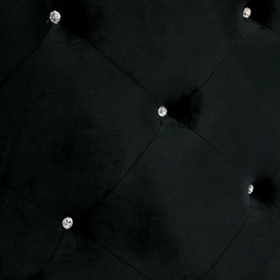 Queen Washington Upholstered Adult Bed Black - HOMES: Inside + Out - Image 3